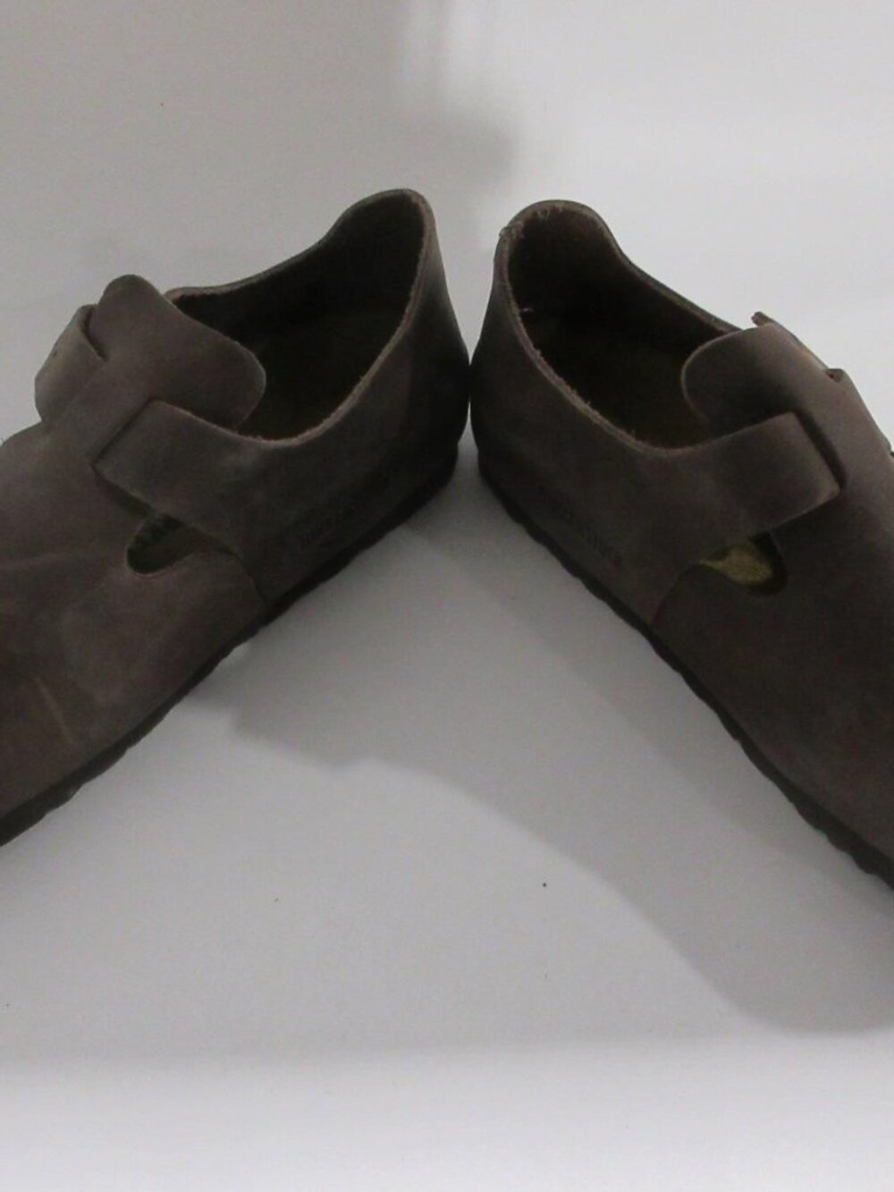 Women's Birkenstock London Oiled Leather Slip On Shoes Size 8 - Picture 3 of 7